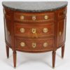 COMMODE DEMI-LUNE LOUIS XVI