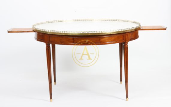 RARE ET IMPORTANTE TABLE BOUILLOTTE LOUIS XVI