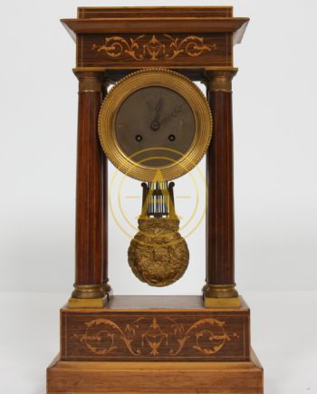 PENDULE PORTIQUE CHARLES X