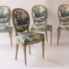 SUITE DE QUATRE CHAISES MEDAILLON  DE STYLE LOUIS XVI