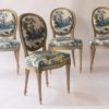 SUITE DE QUATRE CHAISES MEDAILLON DE STYLE LOUIS XVI