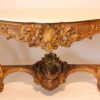 CONSOLE EN BOIS DORE DE STYLE LOUIS XV