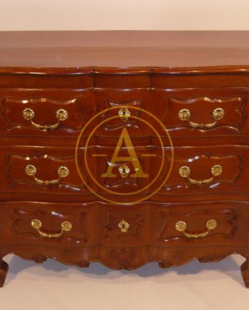 COMMODE EN BOIS FRUITIERS LOUIS XV