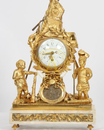 PENDULE “AUX ENFANTS GUERRIERS” LOUIS XVI