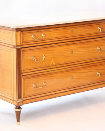 COMMODE EN CITRONNIER LOUIS XVI