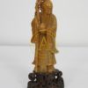 STATUETTE “VIEUX SAGE CHINOIS” EN PIERRE DURE