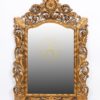 IMPORTANT MIROIR BOIS DORE ITALIEN