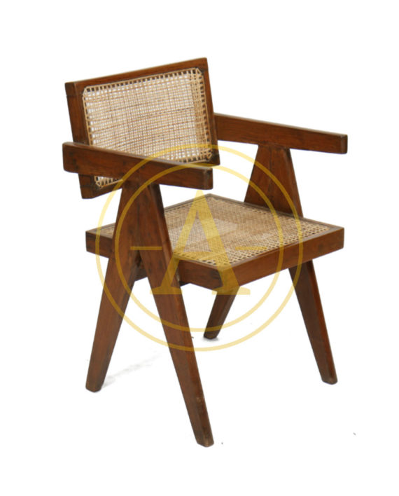 “OFFICE CANE ELEGANT CHAIR” FROM Pierre JEANNERET