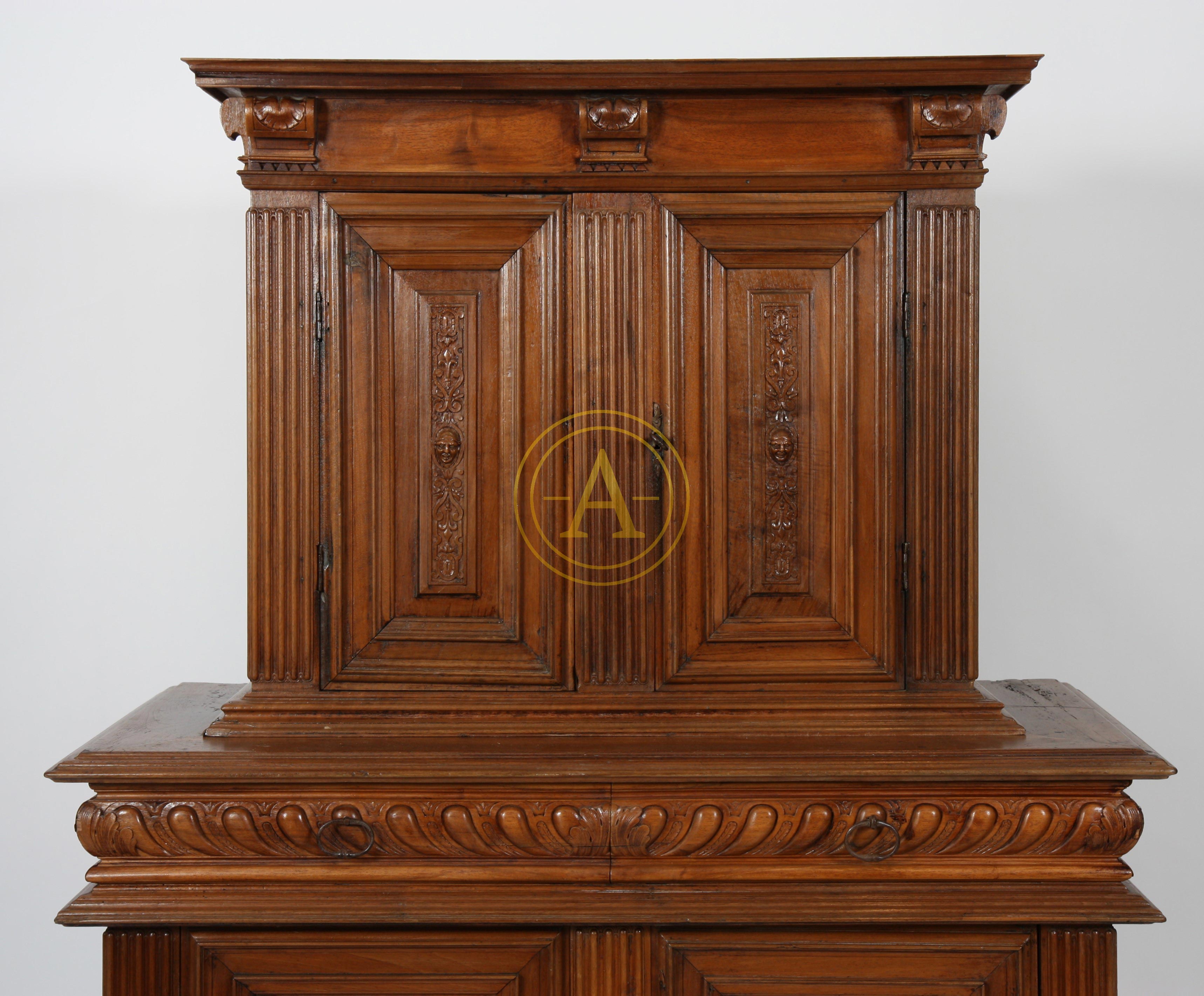 BUFFET DEUX CORPS LOUIS XIII Antiques Trade Gallery