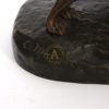 BRONZE “COUPLE DE CHIEN DE CHASSE” DE MASSON