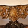 CONSOLE EN BOIS DORE DE STYLE LOUIS XV