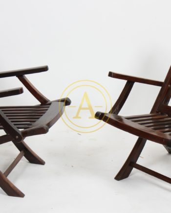 SET OF TWO TRANSATS BOAT ARMCHAIRS