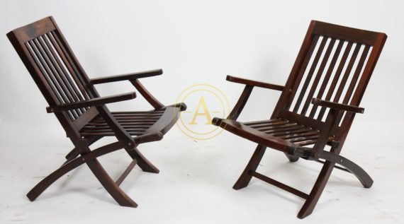 SET OF TWO TRANSATS BOAT ARMCHAIRS