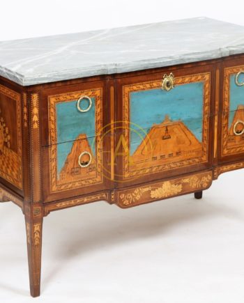 LOUIS XVI SWISS ITALIAN COMMODE