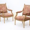 TRES JOLI SALON CINQ PIECES DE STYLE LOUIS XVI