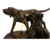 BRONZE “DEUX CHIENS DE CHASSE” BY LEON BUREAU