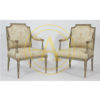 RARE SUITE OF SIX ARMCHAIRS LOUIS XVI ATTR. J. B. SENE