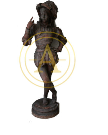 LARGE CAST IRON “THE HALLEBARDIER”