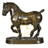 ELEGANT BRONZE OF A PRESENTATION HORSE BY JEAN JOIRE