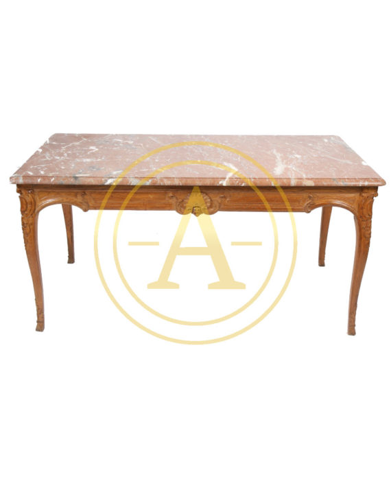 RARE ET GRANDE TABLE A GIBIER QUATRE FACES REGENCE