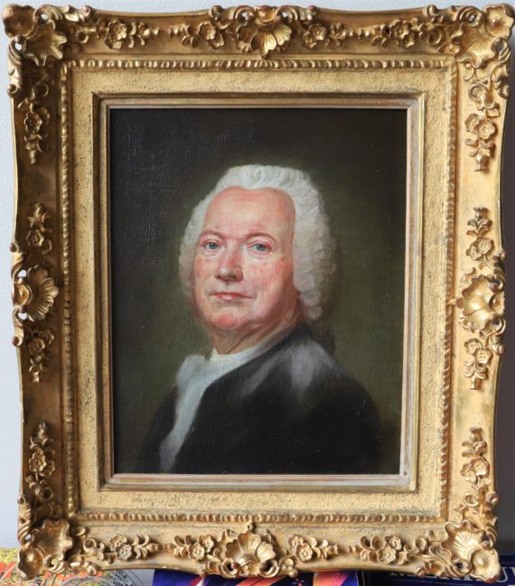 PORTRAIT D’HOMME DE QUALITE ECOLE XVIIIe