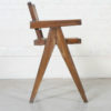 Rare “OFFICE CANE CHAIRS” d’officier de Pierre JEANNERET (1896-1967)