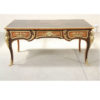 BUREAU PLAT DOUBLE FACE MARQUETE MODELE LOUIS XV DE OEBEN