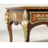 BUREAU PLAT DOUBLE FACE MARQUETE MODELE LOUIS XV DE OEBEN