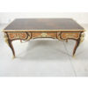 BUREAU PLAT DOUBLE FACE MARQUETE MODELE LOUIS XV DE OEBEN