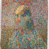 TABLEAU POINTILLISTE ORIENTALISTE “FEMME ORIENTALE EN BUSTE” DE STAN RESZKA (1924)