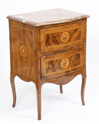 PETITE COMMODE ITALIENNE D’ ENTRE DEUX XVIIIè